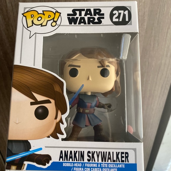 Star Wars The Clone Wars Funko Pop #271 Anakin Skywalker Disney Vinyl Figure NEW